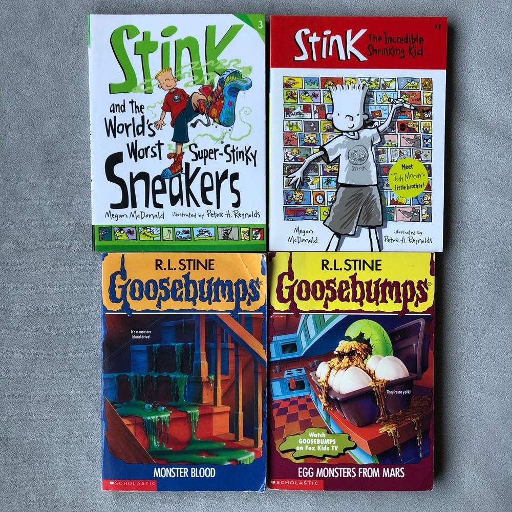 Set of 4 ~ Stink & Goosebumps